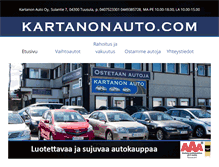 Tablet Screenshot of kartanonauto.com